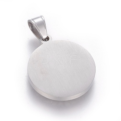 304 Stainless Steel Enamel Pendants STAS-E439-90I-P-1