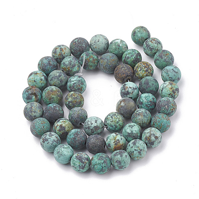 Natural African Turquoise(Jasper) Beads Strands G-T106-206-1