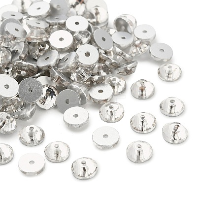 Faceted Transparent Glass Beads GLAA-P075-01E-01-1