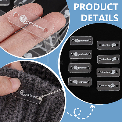 50Pcs Acrylic Knitting DIY-BC0013-75-1