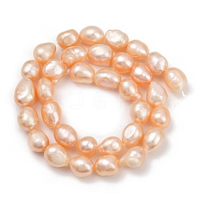 Natural Cultured Freshwater Pearl Beads Strands PEAR-P064-20K-04C-01-1