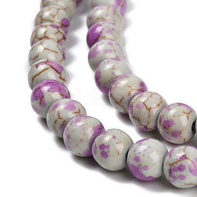 Synthetic Turquoise Beads Strands TURQ-F019-03D-1