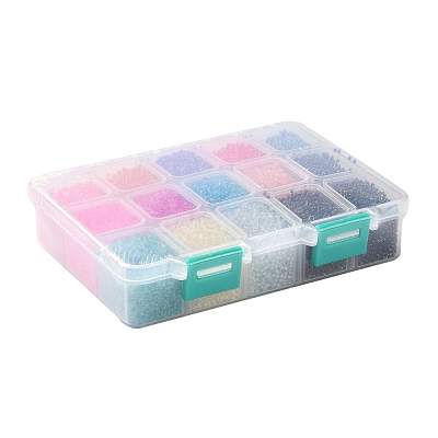 FGB 375G 15 Colors 12/0 Grade A Round Glass Seed Beads SEED-JP0011-05-2mm-1