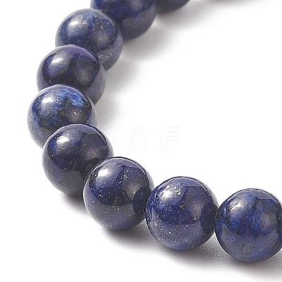 5Pcs 5 Style Natural & Synthetic Mixed Gemstone & Lampwork Evil Eye Beaded Stretch Bracelets Set for Women BJEW-TA00234-1