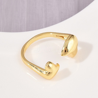 Brass Cuff Rings for Women LS-RJEW-L132-07G-1