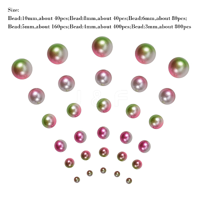 Imitation Pearl Acrylic Beads OACR-PH0001-06A-1