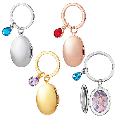 3Pcs Stainless Steel Locket Pendants KEYC-NB00032-1
