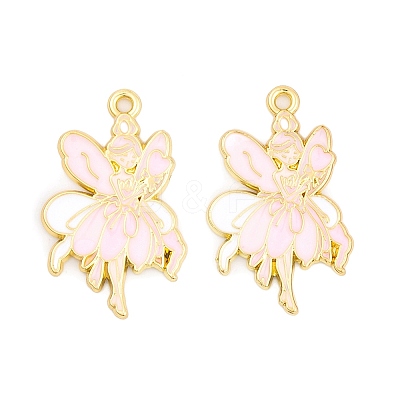 Rack Plating Alloy Enamel Pendants FIND-A040-08E-01G-1