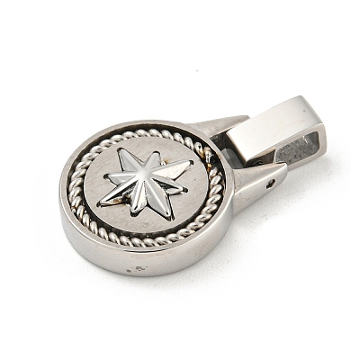 Non-Tarnish 304 Stainless Steel Pendants STAS-F307-10P-1