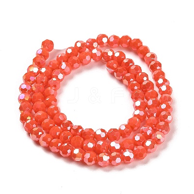 Opaque Glass Beads Stands EGLA-A035-P4mm-B03-1