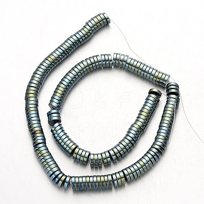 Electroplate Non-magnetic Synthetic Hematite Beads Strands G-F300-17C-07-1