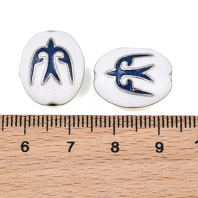 Brass Enamel Beads KK-CBA7BFE-01P-02-1