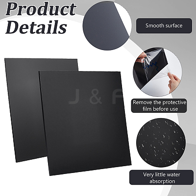 2Pcs 2 Styles HDPE Sheet DIY-GA0008-60A-1