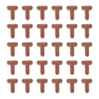 Opaque Acrylic European Beads OACR-TAC0019-006T-1