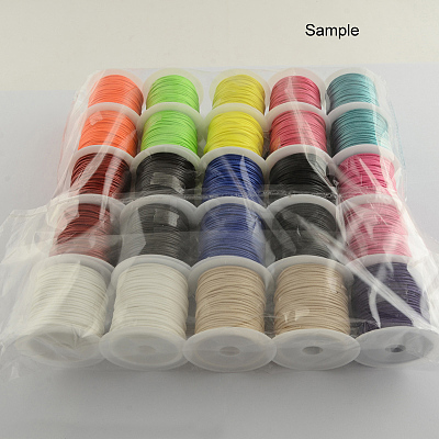 Korean Waxed Polyester Cords YC-R004-1.0mm-01-1