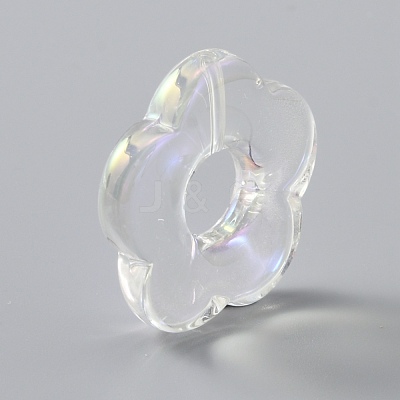 Transparent Acrylic Bead Frames TACR-WH0018-02-1