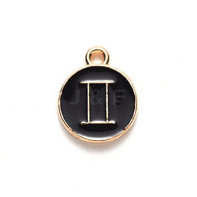 Alloy Enamel Pendants LS-ENAM-S124-01B-08I-1