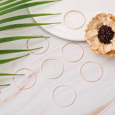 Brass Linking Rings X-KK-S327-06KC-30mm-1