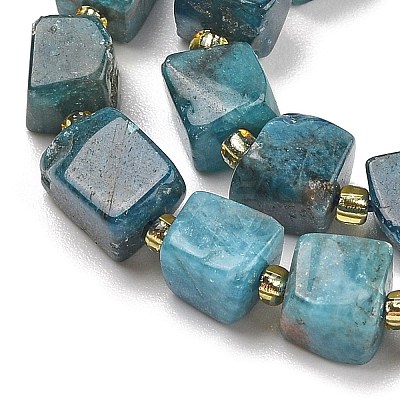 Natural Apatite Beads Strands G-G053-B18-03-1