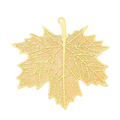 Brass Filigree Big Pendants KKC-T003-22G-1