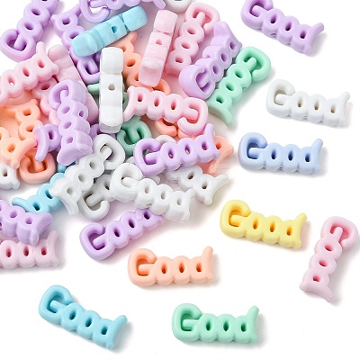 Opaque Acrylic Beads SACR-CJC0001-35-1