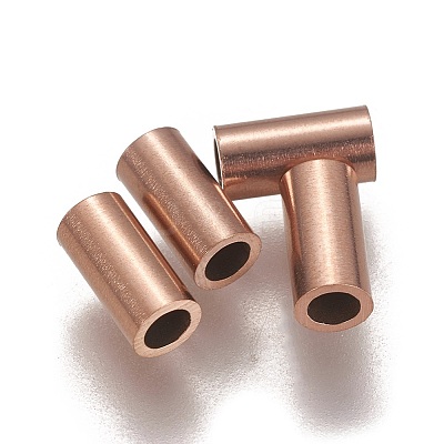 Ion Plating(IP) 304 Stainless Steel Tube Beads LS-STAS-L216-23E-RG-1