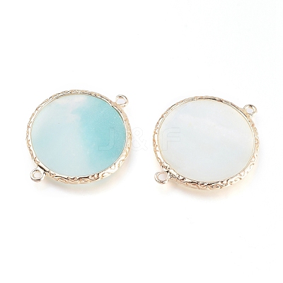 Natural Amazonite Links connectors G-L514-025B-1