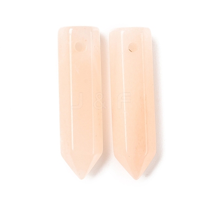Natural Pink Aventurine Pointed Pendants G-D460-01I-1