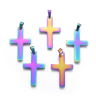 Ion Plating(IP) 304 Stainless Steel Pendants STAS-F211-04-1