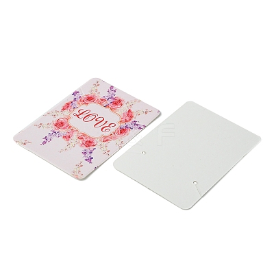 24Pcs 3 Colors Cardboard Necklace Display Cards CDIS-FS0001-07-1