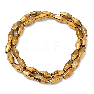 Electroplate Synthetic Magnetic Hematite Beads Strands G-E602-05B-1