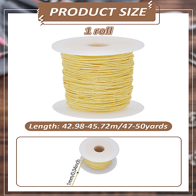 47~50 Yards Waxed Cotton Thread Cords YC-LP0001-06H-1