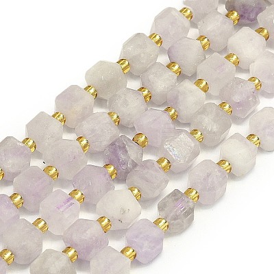Natural Mauve Jade Beads Strands LS-G-I376-D14-01-1