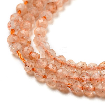 Natural Sunstone Beads Strands G-K182-2mm-13A-1
