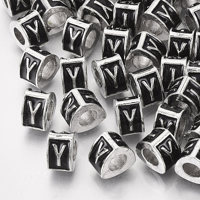 Alloy European Beads X-MPDL-S038-09Y-1