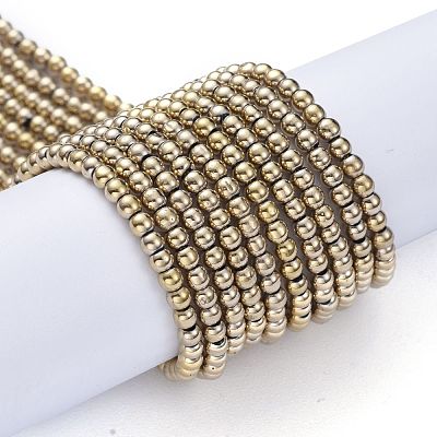 Electroplate Glass Beads Strands EGLA-K014-A-FP01-1