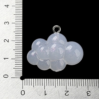 Transparent Resin Pendants FIND-Z011-01A-1