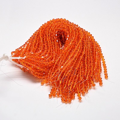 Transparent Glass Beads Strands EGLA-A039-T6mm-D11-1