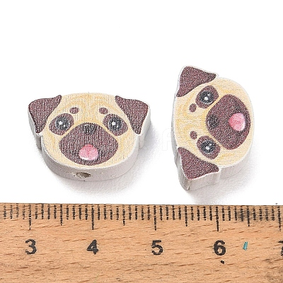 Printed Wood Beads WOOD-D289-01H-1