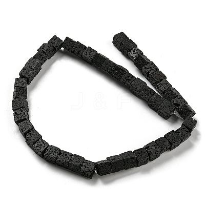 Natural Lava Rock Beads Strands G-C084-E08-03-1