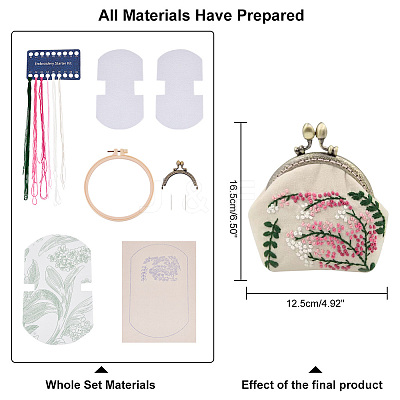 DIY Kiss Clasp Purse Making Kit DIY-WH0292-67A-1