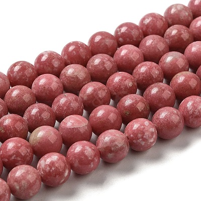 Natural Thulite Beads Strands G-Z044-A02-04-1