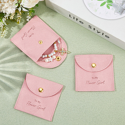 10Pcs Velvet Pouches with Snap Button ABAG-SP0001-42C-1