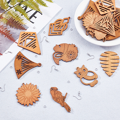 DIY Dangle Earring Making Kits DIY-FH0001-35-1