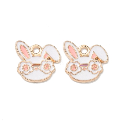 Easter Alloy Enamel Pendants ENAM-I055-01KCG-03-1