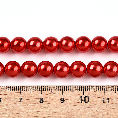 Glass Pearl Beads Strands HY-G002-01D-07-1