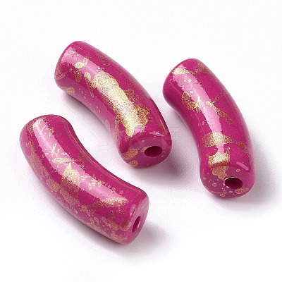 Opaque Acrylic Beads OACR-A016-05F-1