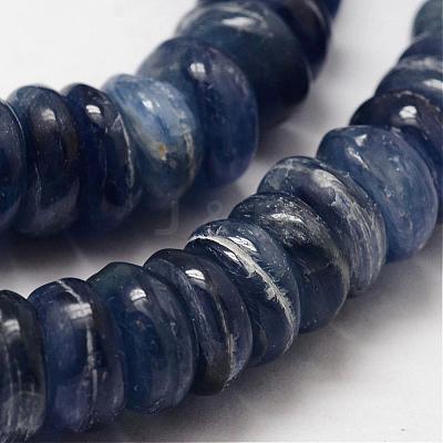 Rondelle Natural Kyanite/Cyanite/Disthene Bead Strands G-O137-01C-1