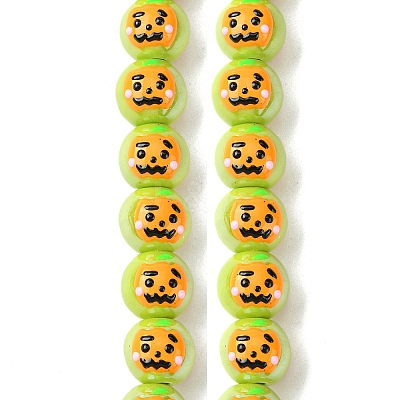 Handmade Porcelain Beads Strands PORC-A025-01D-1