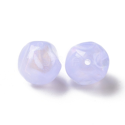 Opaque Acrylic Beads OACR-E014-16D-1